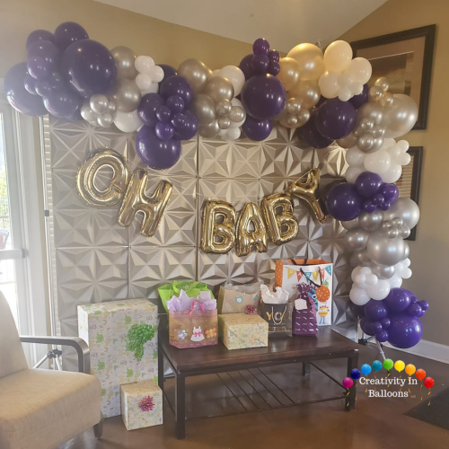 Oh Baby Balloon Garland