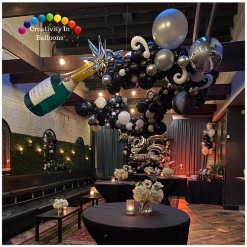 Giant Champagne 25th Birthday