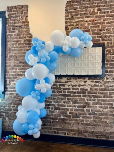 Baby Blue Shower Garland